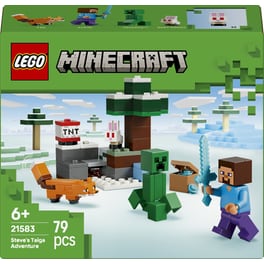 LEGO® Minecraft® Περιπέτεια του Στιβ στην Τάιγκα (21583)