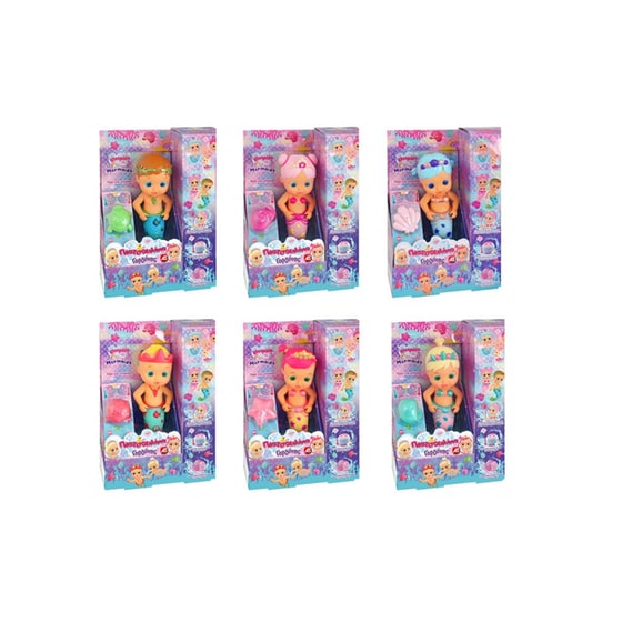 Κούκλα Πλατσουλίνι Γοργόνα (1 Τεμάχιο) image 0