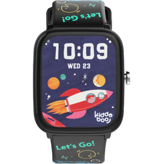 Smartwatch Kiddoboo 2.0 44mm - Black + Red Strap image 0
