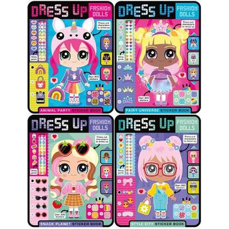 Dress up Fashion Dolls Pack