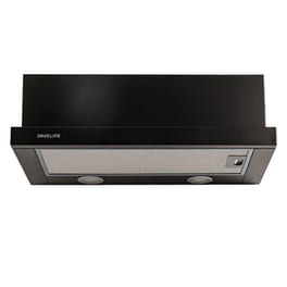 DAVOLINE OMEGA PLUS BLK 60 Απορροφητήρας Συρόμενος 60 cm Μαύρο