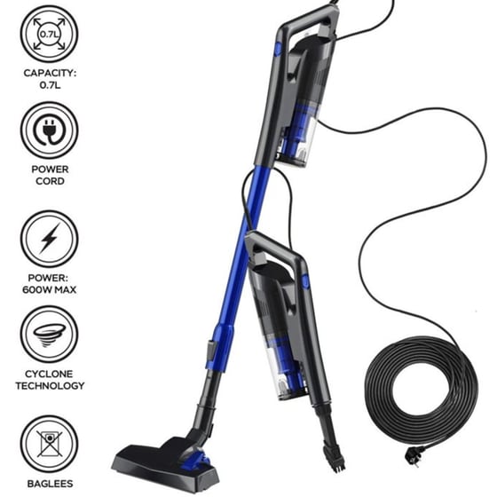 TURBOTRONIC Cyclonic System TT-MF8 22.2 V 0.7 L Μπλε Σκούπα Stick image 3