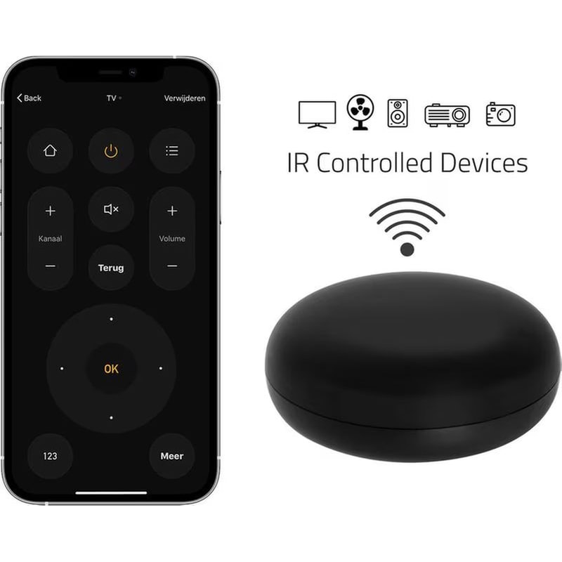 HOMBLI Remote Control Hombli Smart IR - Μαύρο
