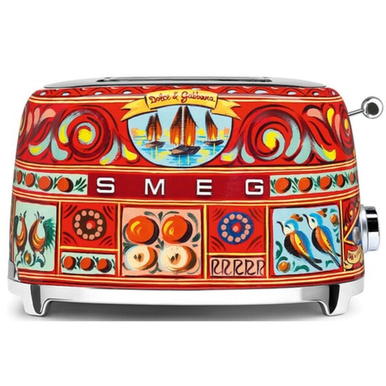SΜΕG TSF01DGEU DOLCE & GABBANA 2 Θέσεων 950W Κόκκινο Φρυγανιέρα image 0