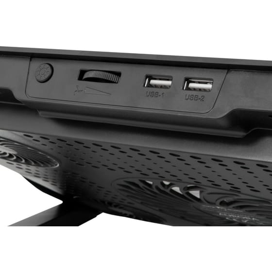 Βάση Laptop White Shark Aurora GCP-13 RGB 17.3" - Μαύρο image 4