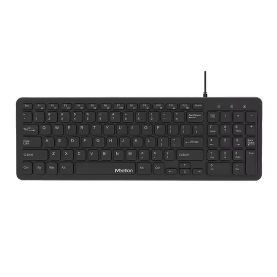Meetion Mt-k410 Ενσύρματο Πληκτρολόγιο Uitrathin image 0