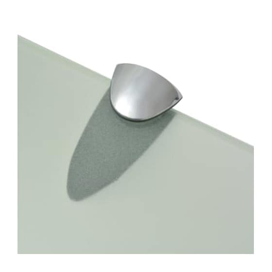 Ράφι Τοίχου VidaXL από Γυαλί 30x10 cm - Λευκό image 2