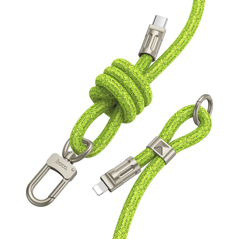 Καλώδιο Φόρτισης Hoco USB-C σε Lightning 1.8m - Green