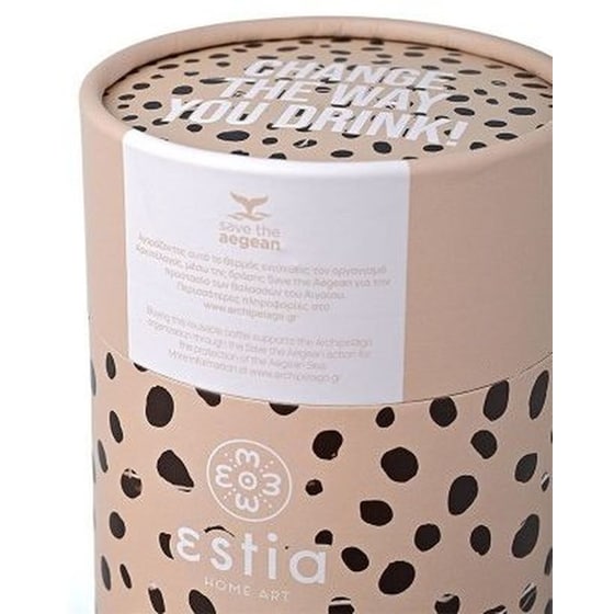 Ποτήρι Θερμός Estia Save The Aegean Leopard Taupe 350 ml image 5