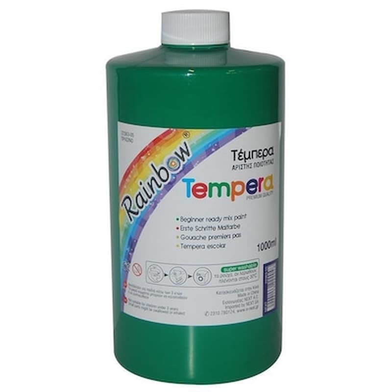 WUXI PHOENIX ARTIST MATERIALS IMP & EXP CO., LTD Rainbow Τέμπερα Πράσινη 1000ml