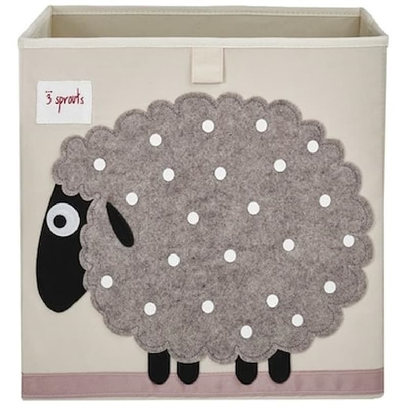 3SPROUTS 3 Sprouts Τετράγωνο Καλάθι Για Τα Παιχνίδια Storage Box Sheep