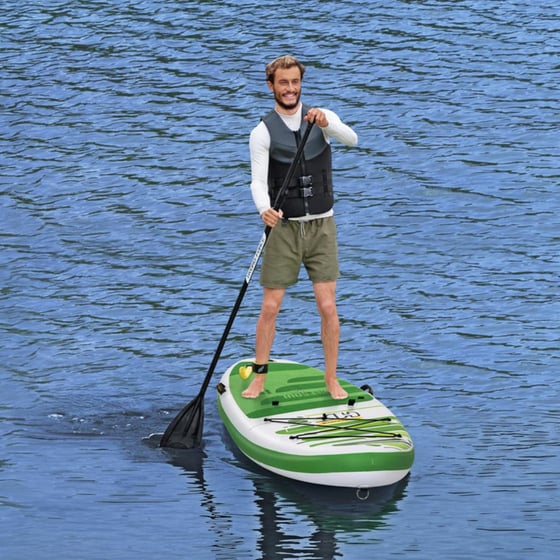 Φουσκωτή Σανίδα SUP Bestway Hydro-Force Freesoul Tech Convertible 340x89cm - Πράσινη image 1