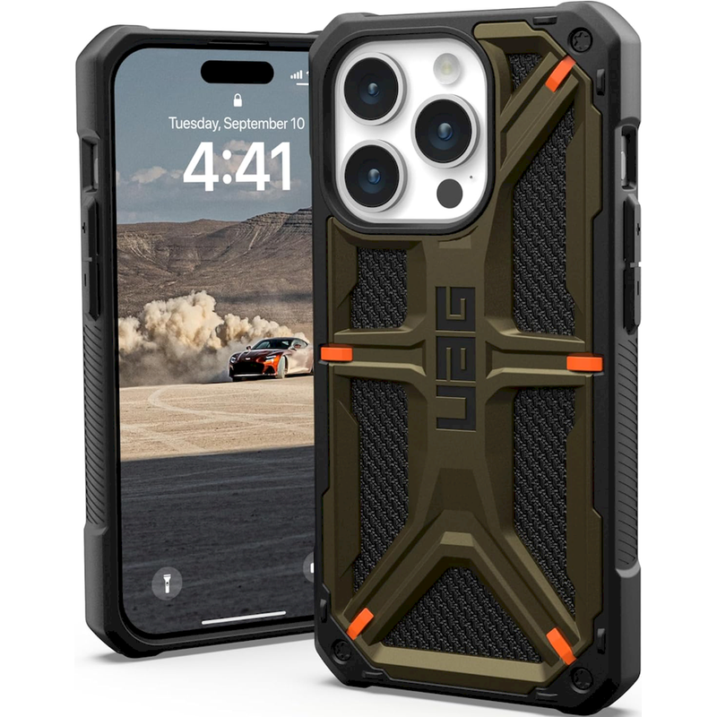 UAG Θήκη Apple iPhone 15 Pro - UAG Monarch - Kevlar Elemental Green