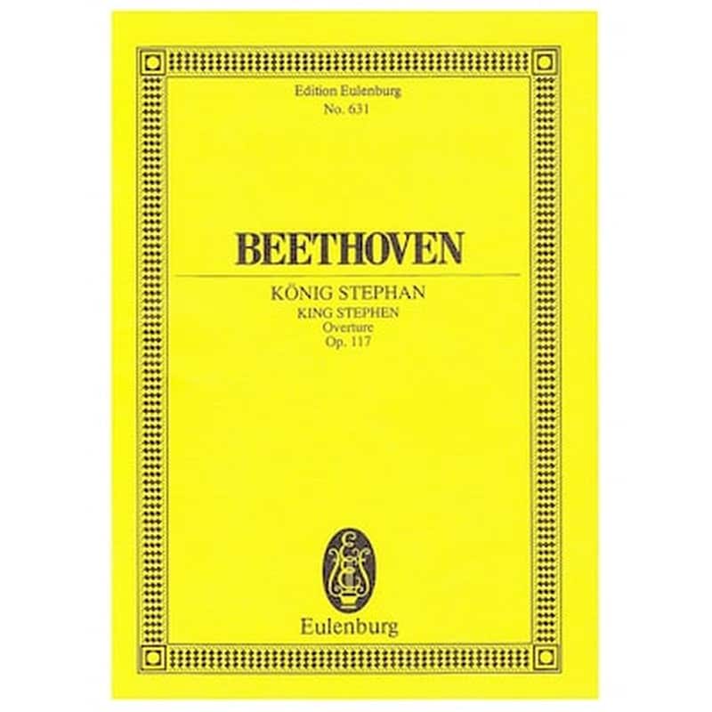 EDITIONS EULENBURG Βιβλίο Για Σύνολα Editions Eulenburg Beethoven - King Stephen Overture Op.117 [pocket Score]