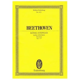 Βιβλίο Για Σύνολα Editions Eulenburg Beethoven - King Stephen Overture Op.117 [pocket Score]