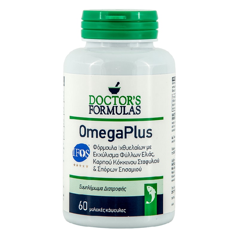 Λιπαρά Οξέα Doctors Formulas Omegaplus - 60 κάψουλες φωτογραφία