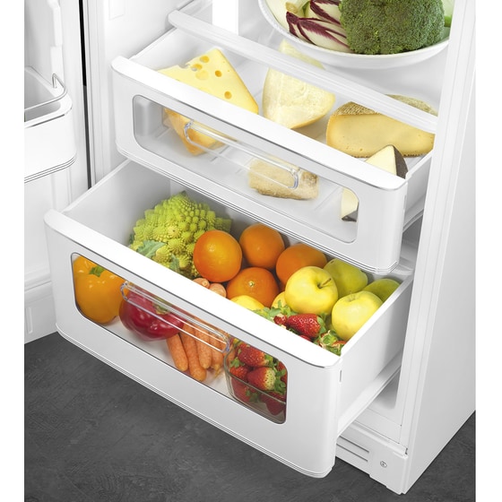 SMEG FAB30LWH5 294 Lt Λευκό Δίπορτο Ψυγείο image 3