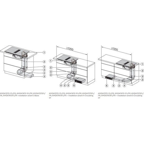 MIELE KMDA7473-1FL 80 cm Μαύρο Επαγωγική Εστία Αυτόνομη image 10
