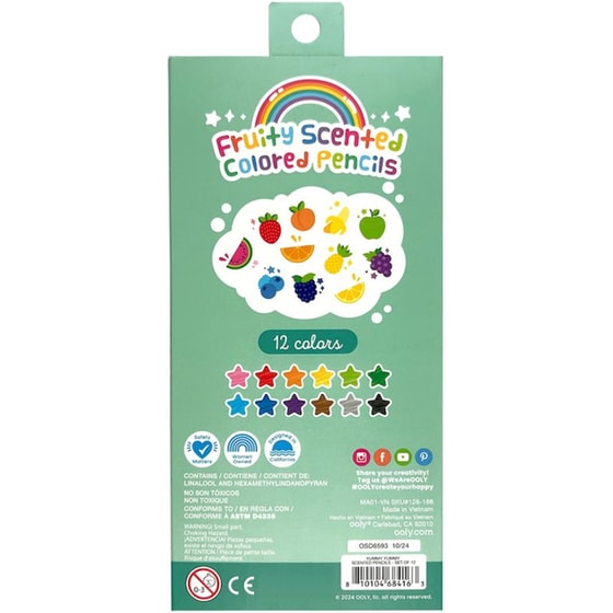 Ξυλομπογιές Αρωματικές Ooly Yummy Yummy (12 Τεμάχια) image 9