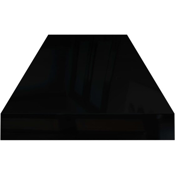 Ράφια Τοίχου VidaXL από MDF 80x23.5x3.8 cm 2 Τμχ - Μαύρο image 4