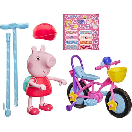Φιγούρα Hasbro Peppa Pig με Ποδηλατάκι image 3