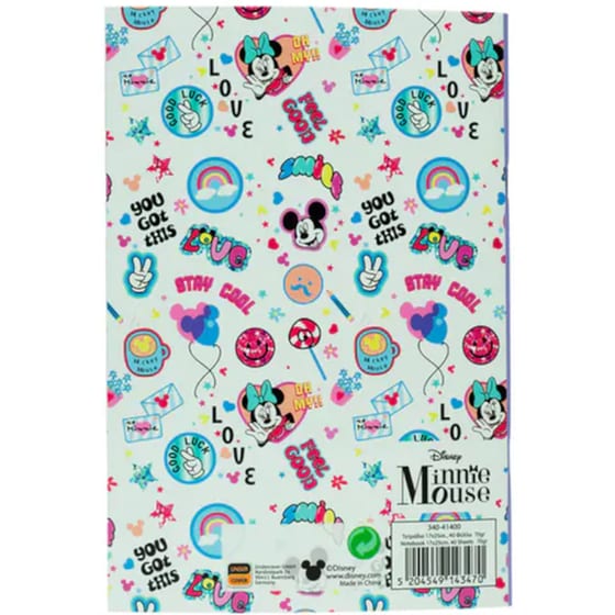 Τετράδιο Καρφίτσα GIM B5 Minnie Mouse (1 Τεμάχιο) image 1