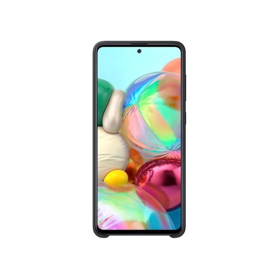 Samsung Galaxy A71 Silicon Back Cover - Μαύρο image 1