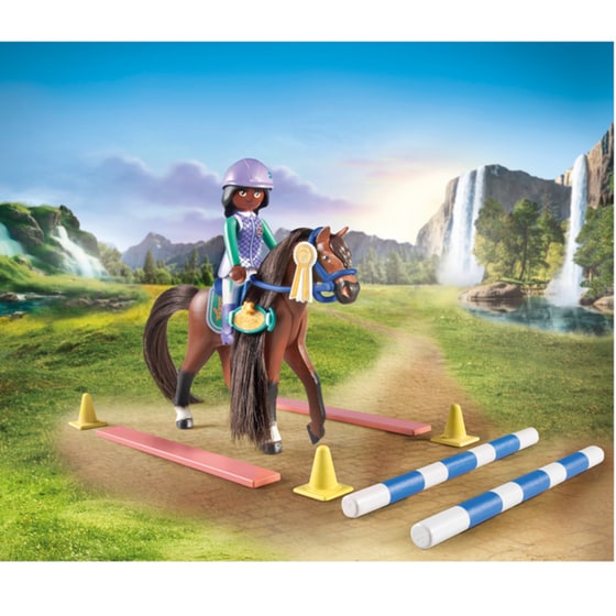 PLAYMOBIL® Horses of Waterfall Εκπαίδευση αλόγου με την Zoe και τον Blaze (71355) image 2