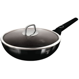 Αντικολλητικό Τηγάνι WOK BERLINGER HAUS BH-8218 28 cm Μαύρο