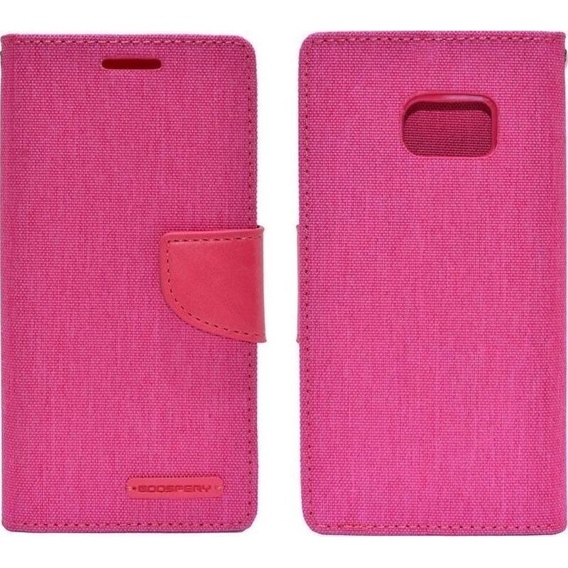 Θήκη Samsung Galaxy S7 - Mercury Canvas Diary - Ρόζ
