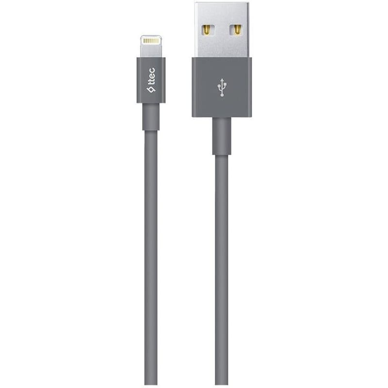 TTEC Lightning - Usb Καλώδιο Φόρτισης Συγχρονισμού, Γκρι