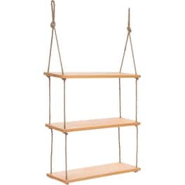 Ραφιέρα Atmosphera από Καουτσούκ και Σχοινί 20x104cm - Μπεζ