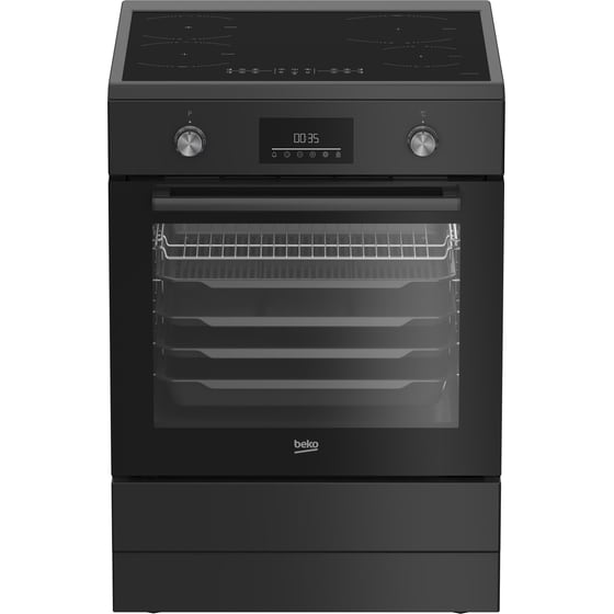 BEKO FBMA6930GA 72 Lt Ανθρακί Ηλεκτρική Κουζίνα Επαγωγική image 0