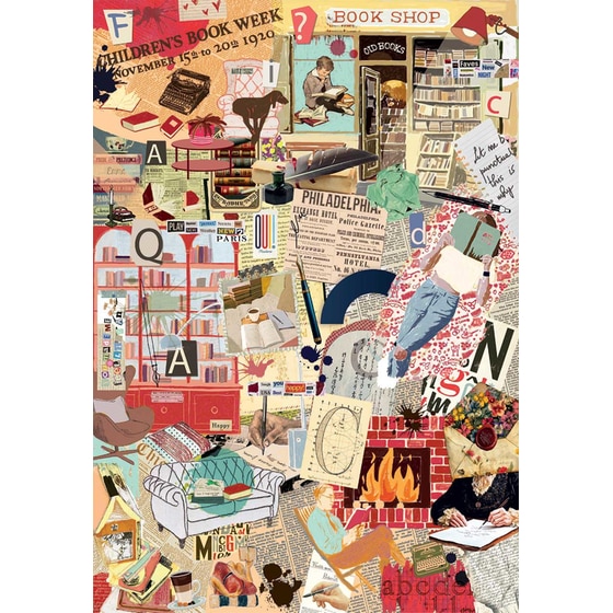 Παζλ Clementoni More is More Collection Books & Writing - Compact Box (1000 Κομμάτια) image 1