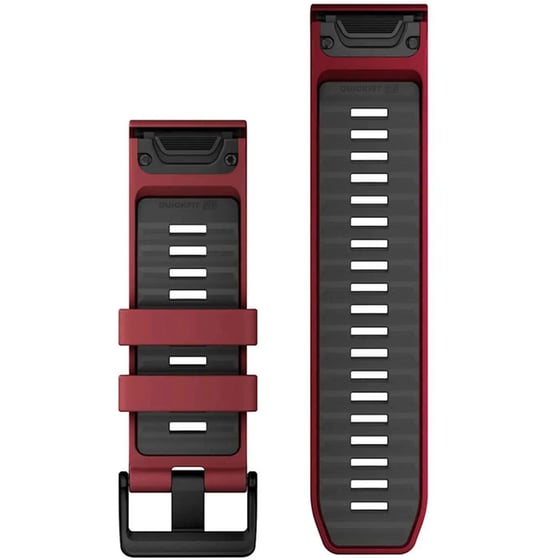 Λουράκι Garmin QuickFit 26 Silicone Band για Garmin QuickFit 26mm - Marsala with Graphite image 1