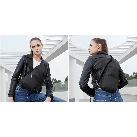 Τσάντα Crossbody Arctic Hunter XB13001-BK - 3,9lt - Μαύρη image 8