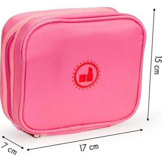 Ξύλινη Παιδικό Ecotoys Ph10c001 Σετ Ομορφιάς Περιποίησης Με 6 Αξεσουάρ Σε Ροζ Θήκη - 17x7x15 cm image 4