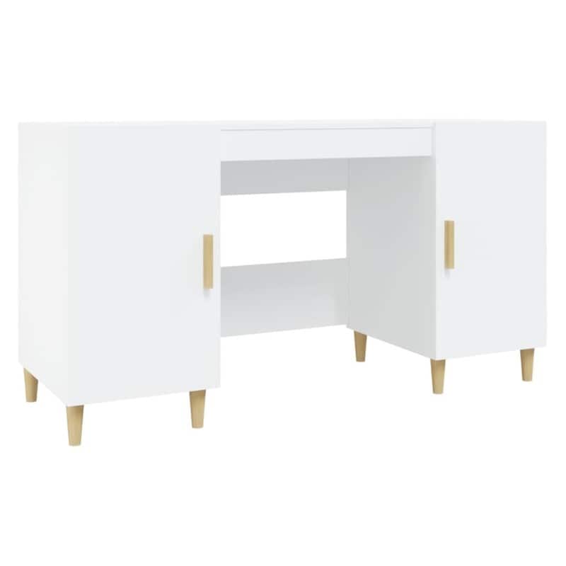 Γραφείο VidaXL από Επεξεργασμένο Ξύλο 140x50x75 cm - Λευκό