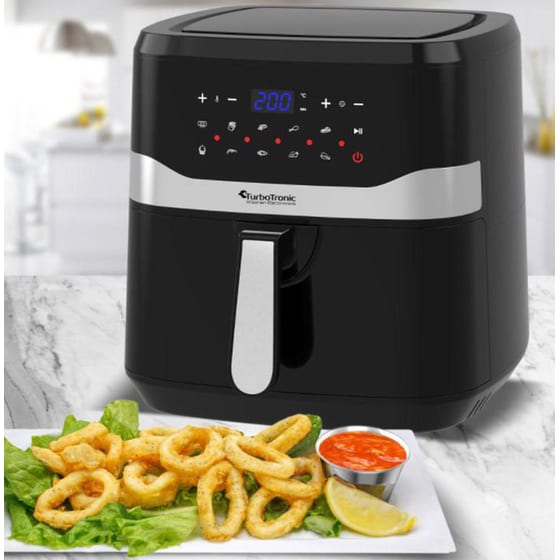 TURBOTRONIC TT-AF7D με Αποσπώμενο Κάδο 1800 W 7.5 L Μαύρο Φριτέζα Αέρος image 6