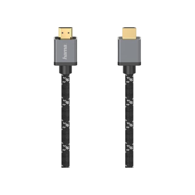 Καλώδιο HAMA Ultra High Speed HDMI 2.1 Braided Cable HDMI Male σε HDMI Male - 1m