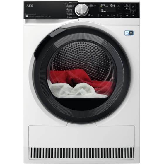 AEG TR959M6SE 9 kg A+++ με Αντλία Θερμότητας Λευκό Στεγνωτήριο Ρούχων image 0