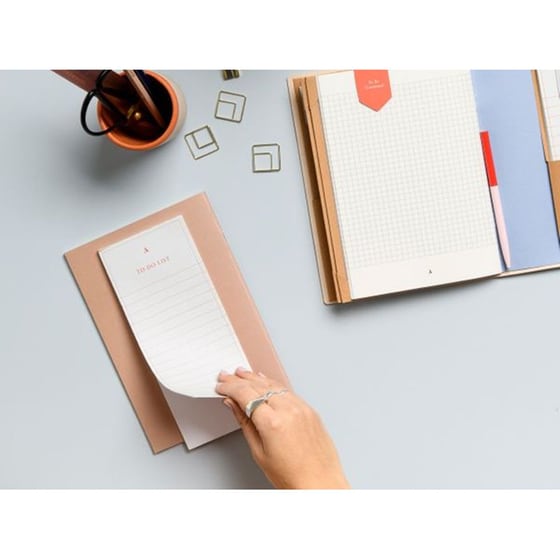 Σημειωματάριο Somewhere A5 Journal To Do Memo Block image 1