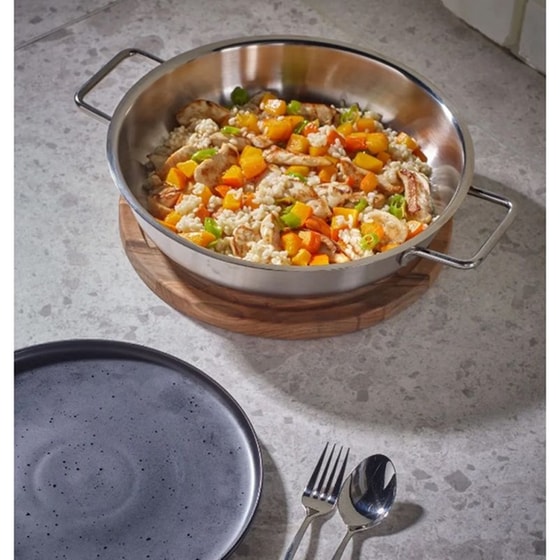 Σωτέζα FISSLER PURE 28 cm Ασημί image 4