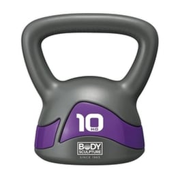 Body Sculpture Kettlebell από PVC 10kg Μωβ