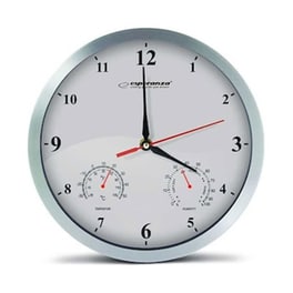 Αναλογικό Ρολόι Esperanza Τοίχου Ehc008w Φ30 cm - Λευκό