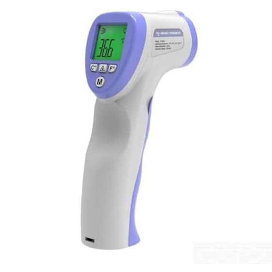 Ψηφιακό Θερμόμετρο Μετώπου ANDOWL DT-8826 με Υπέρυθρες Λευκό image 2