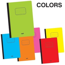 Τετράδιο NEXT Α4 2 Θεμάτων Colors Flexi (1 Τεμάχιο)