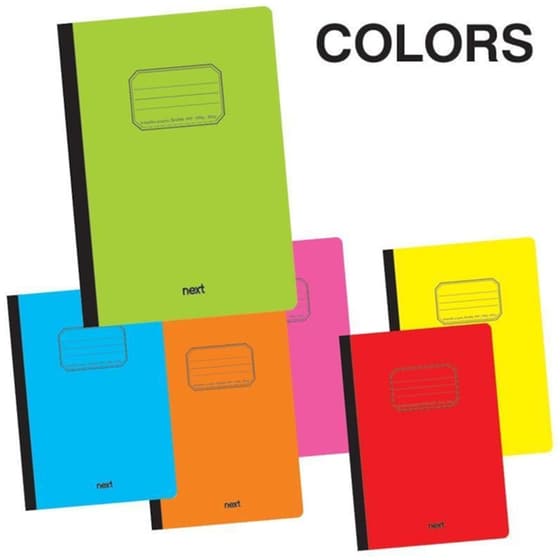 Τετράδιο NEXT Α4 2 Θεμάτων Colors Flexi (1 Τεμάχιο) image 0