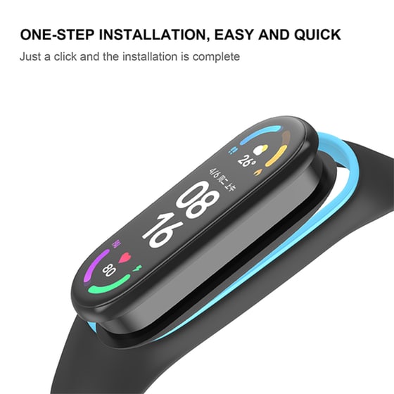 Λουράκι Sonique Σιλικόνης για Xiaomi Smart Band 7 - Μαύρο / Λαχανί image 1