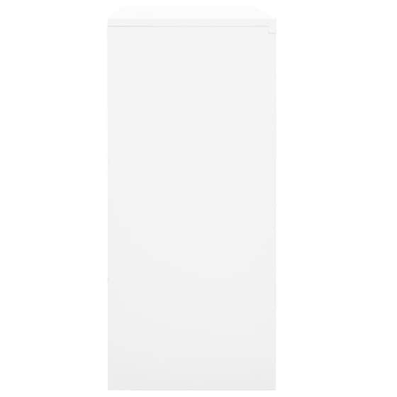 Ντουλάπι Γραφείου VidaXL από Ατσάλι 90x40x90 cm - Λευκό image 3